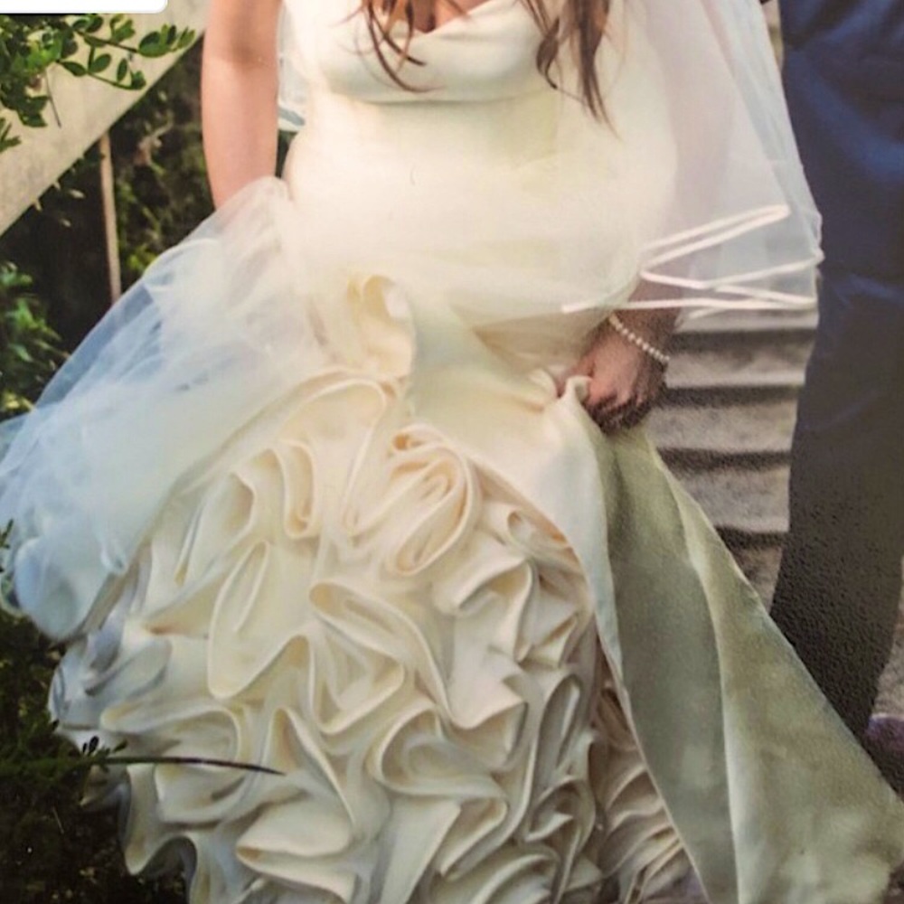 Wedding gown- Brides of Armadale sweetheart fit and flare. Will include belt!